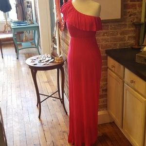 Fascination Off the shoulder floor length dress